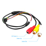 YinRuins CVBS Mini Spy Hidden Camera HD 3.6mm 70degree 700TVL Hidden Mini Analog CCTV Surveillance Camera AV Output